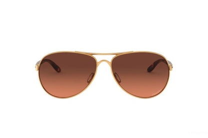 Oakley Feedback Polished Gold Prizm Brown Gradient