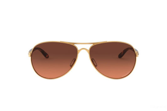 Oakley Feedback Polished Gold Prizm Brown Gradient