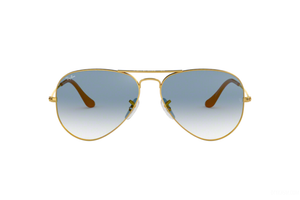Ray Ban 3025 Aviator Gold/Blue Gradient Clear