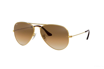 Ray Ban 3025 Aviator Large Gold/Light Brown Gradient