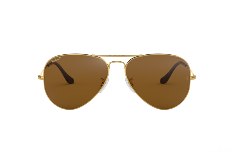 Ray Ban 3025 Aviator Gold/Brown Polar