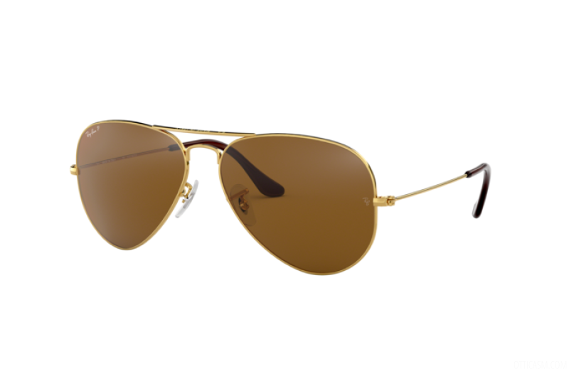 Ray Ban 3025 Aviator Gold/Brown Polar