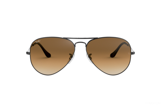 Ray Ban 3025 Aviator Gunmetal/Brown Gradient