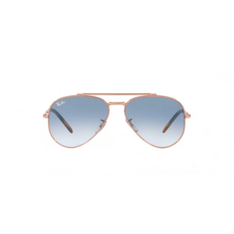 Ray Ban 3625 New Aviator Rose Gold/Clear Gradient Blue