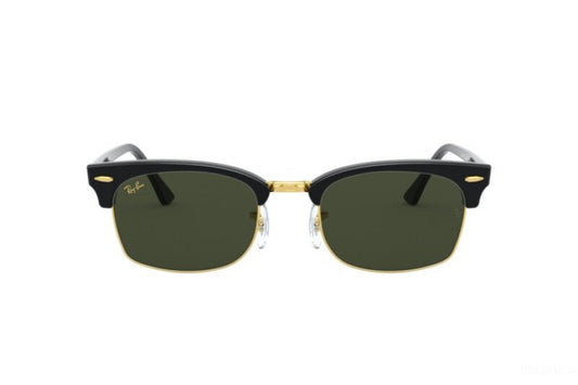 Ray Ban 3916 Clubmaster Shiny Black/Green 52