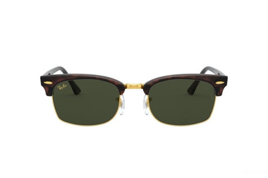 Ray Ban 3916 Clubmaster Square Mock Tort Gold / G15