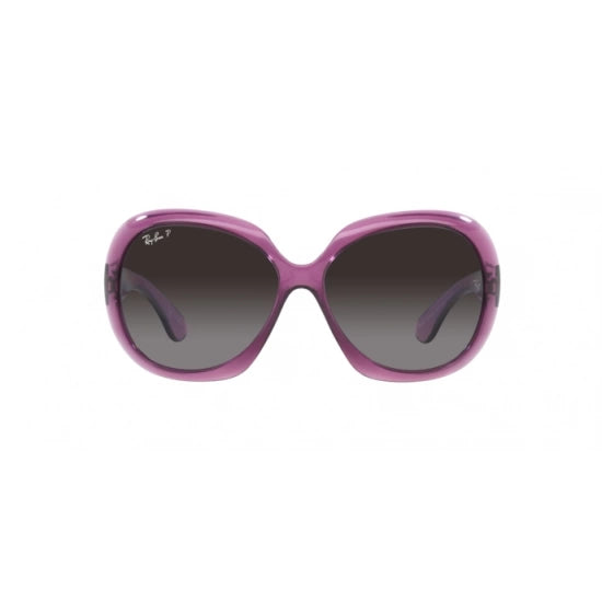 Ray Ban 4098 Jackie Ohh II Transparent Violet w Grey Gradient Polar