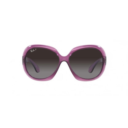 Ray Ban 4098 Jackie Ohh II Transparent Violet w Grey Gradient Polar