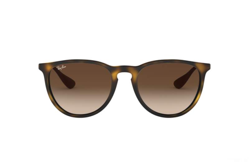 Ray Ban 4171 Erika Rubber Havana w/ Brown Grad Dark Brown