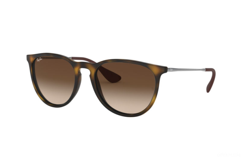 Ray Ban 4171 Erika Rubber Havana w/ Brown Grad Dark Brown