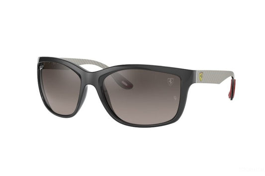 Ray Ban 8356M Ferrari Grey / Grey Mirror Grey Grad Polar